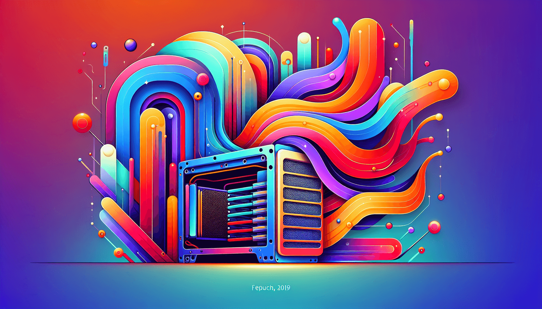 A modern tech illustration for a developer blog article about "Inferno  The S Tier Performance Beast