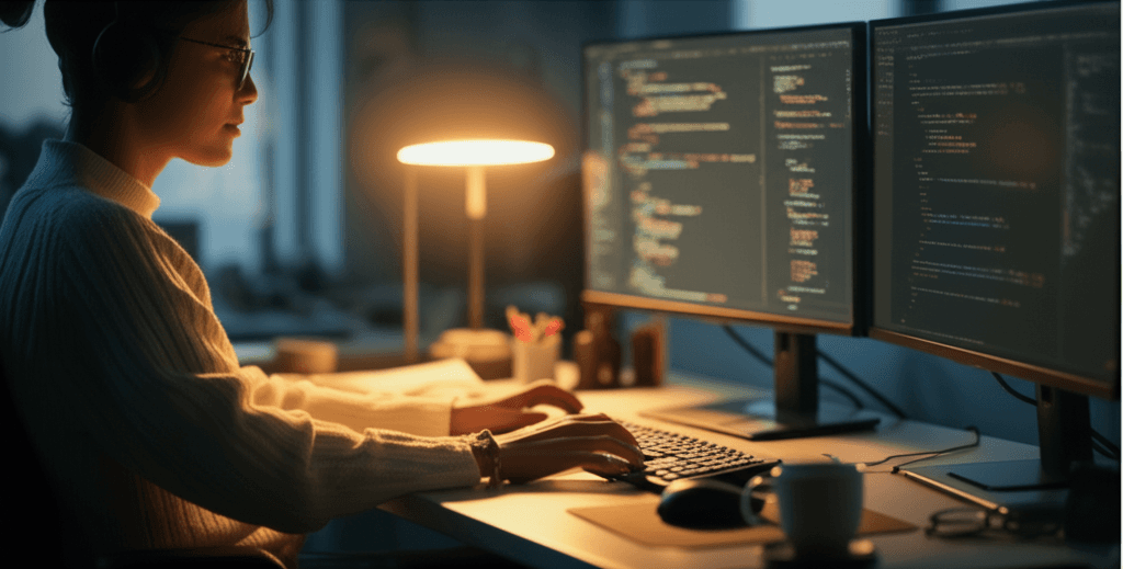 A featured image for a developer blog article about "Smolagents Build AI Agents in Minutes!". Conte