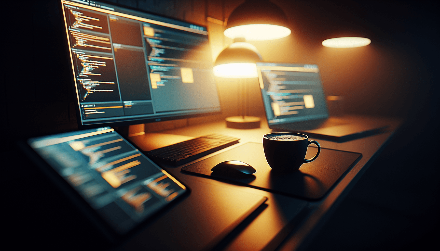 A featured image for a developer blog article about "SmolAgents Ditch JSON, Code Like a Boss". Cont