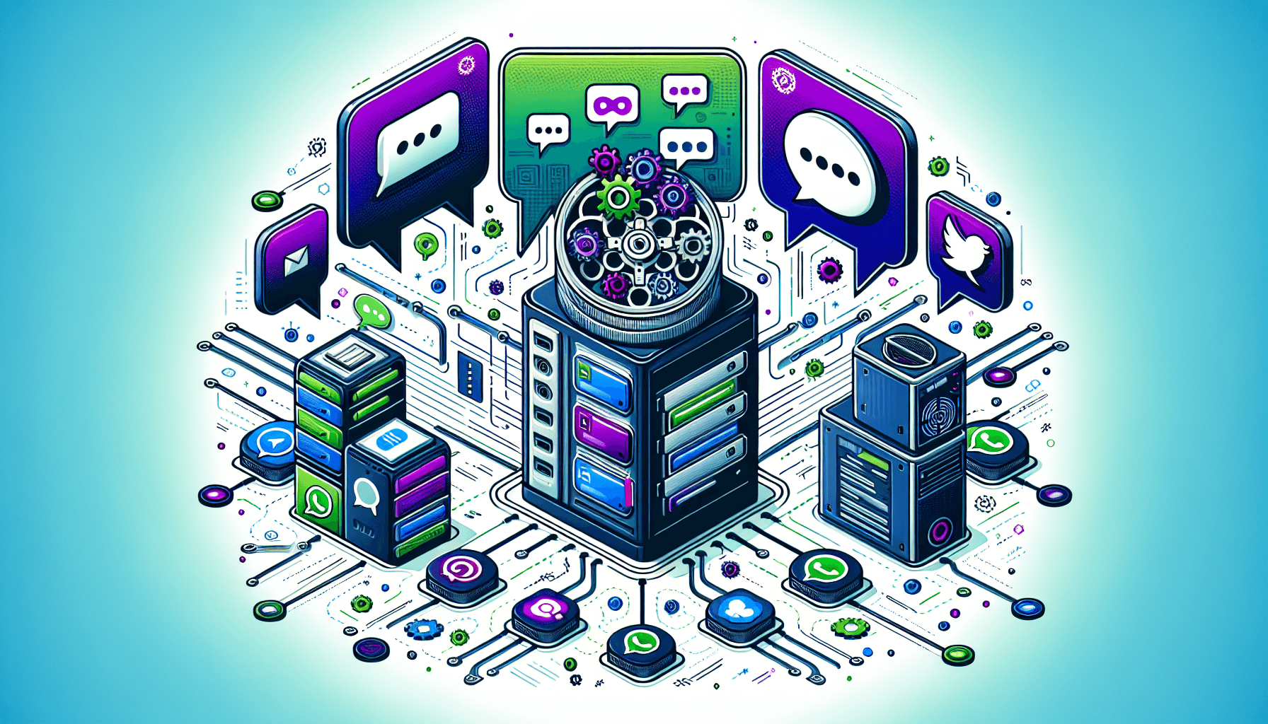 Clawdbot gateway connecting multiple messaging platforms to a local AI agent